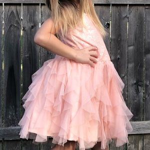 Amazing pink sequin and tulle dress